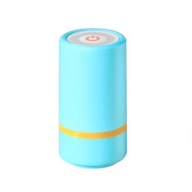 New Mini Vacuum Sealer Kitchen Portable USB Electric AirPump Fresh-Keeping Handheld Vacuum Sealing Machine Packaging Packer For Home (Option: K01 blue-USB)